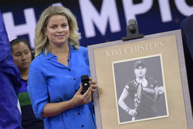 IN BEELD. Stralende Kim Clijsters was twee weken geleden nog eregast op US Open