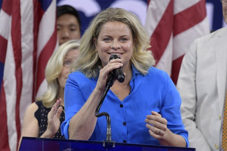 IN BEELD. Stralende Kim Clijsters was twee weken geleden nog eregast op US Open