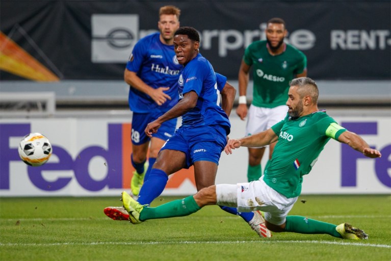 AA Gent sleept zich na kolossale blunder van Kaminski toch voorbij Saint-Etienne in de Europa League