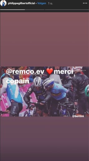 Topfavoriet Philippe Gilbert in tranen na opgave, Remco Evenepoel met hartverwarmend bericht: “Sorry champ”