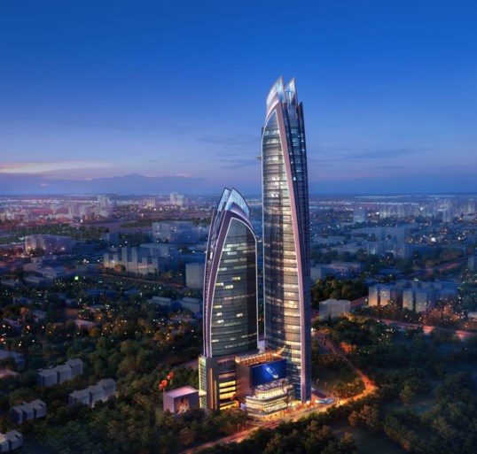 Hoogste gebouw in Afrika bijna klaar