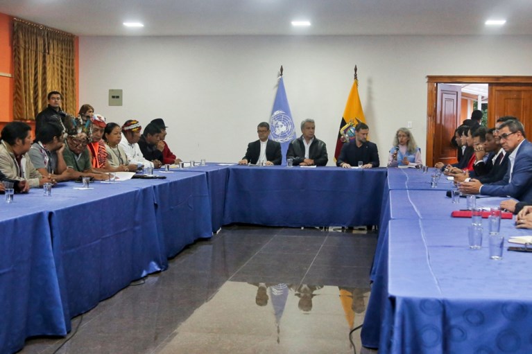 Protesten Ecuador: regering bereikt akkoord met inheemse leiders