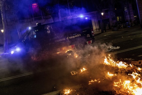 Opnieuw onrustige nacht in Barcelona