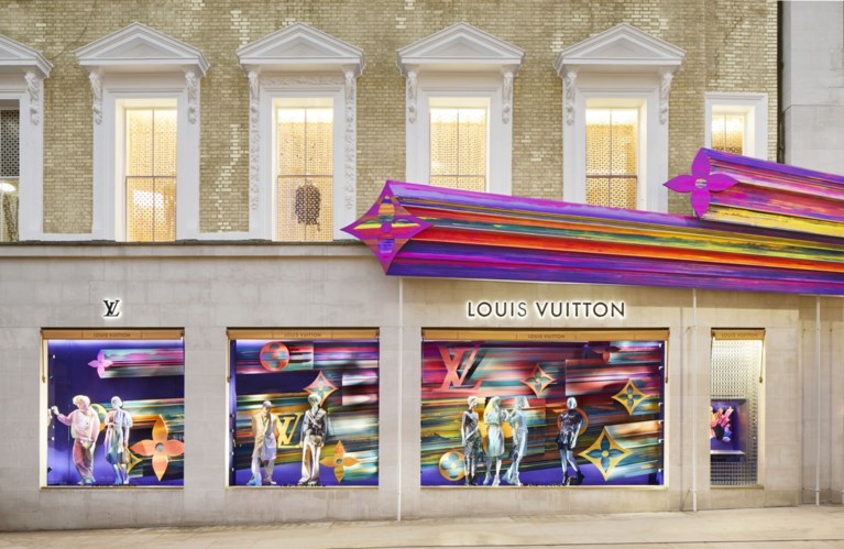 Louis Vuitton drukt zijn stempel op Londen, en hoe