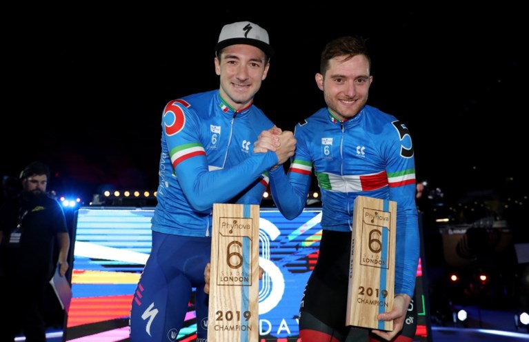 Elia Viviani klopt Mark Cavendish en wint Zesdaagse van Londen met zijn landgenoot Simone Consonni