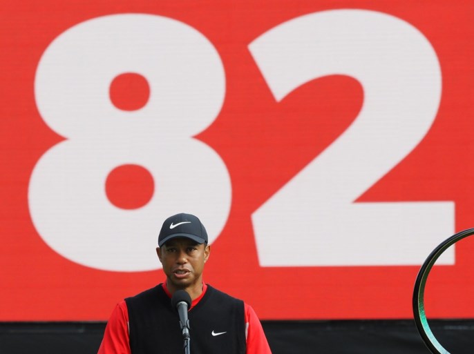 Golfer Tiger Woods bereikt nieuwe mijlpaal