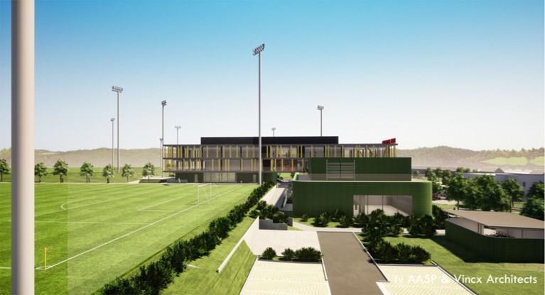 Voetbalbond presenteert nieuw bondsgebouw en nieuw logo Rode Duivels