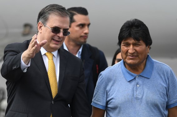 Boliviaanse ex-president Morales komt toe in Mexico