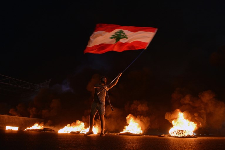 Man doodgeschoten bij protesten in Libanon