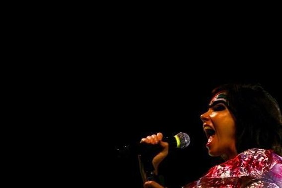 Björk weergaloos in heerlijke nieuwe wereld