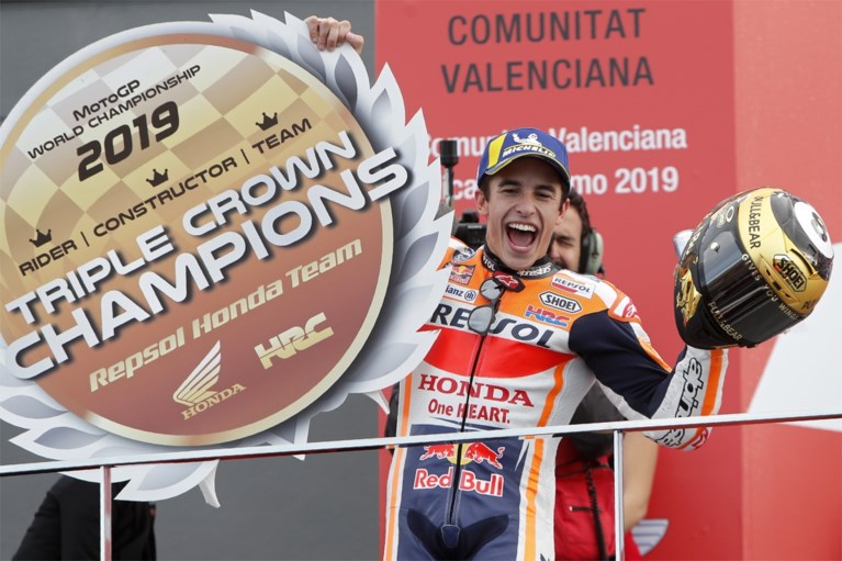 Marc Marquez zet in MotoGP de kroon op het werk: wereldkampioen zet slotmanche in eigen land naar zijn hand