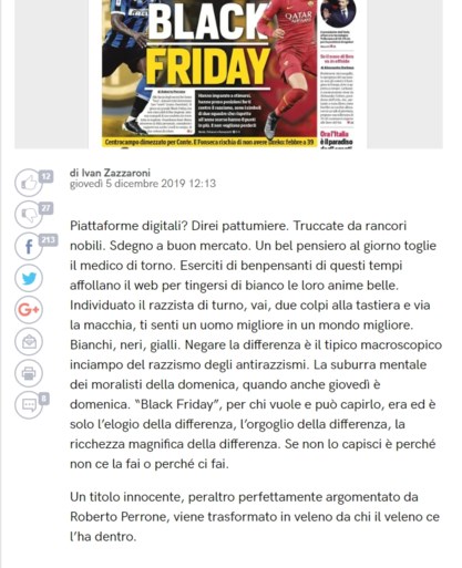 Ophef rond voorpagina Italiaanse krant, Romelu Lukaku heeft het laatste woord: “Domste krantenkop die ik in mijn leven al gezien heb”