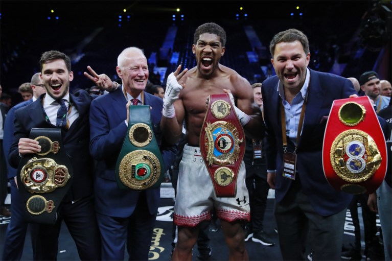 Anthony Joshua heeft revanche beet tegen Andy Ruiz en pakt wereldtitel bij 4 (!) verschillende boksbonden