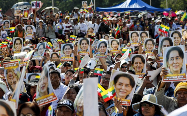 Nobelprijswinnares Aung San Suu Kyi verdedigt Myanmar tegen genocideklacht in Den Haag