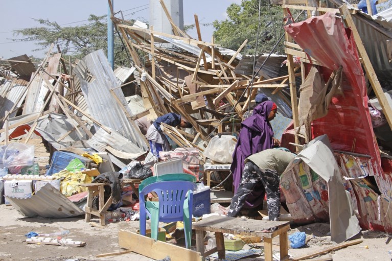 Meer dan 100 doden bij explosie bomauto in Mogadishu