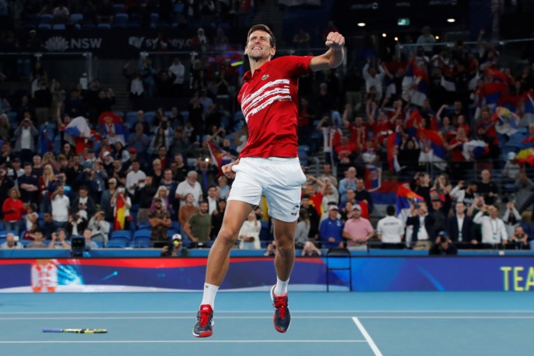 Djokovic sleept Servië voorbij Spanje en Nadal naar winst in eerste ATP Cup