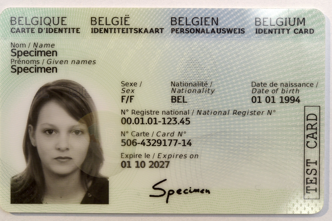 Бельгия ID Card