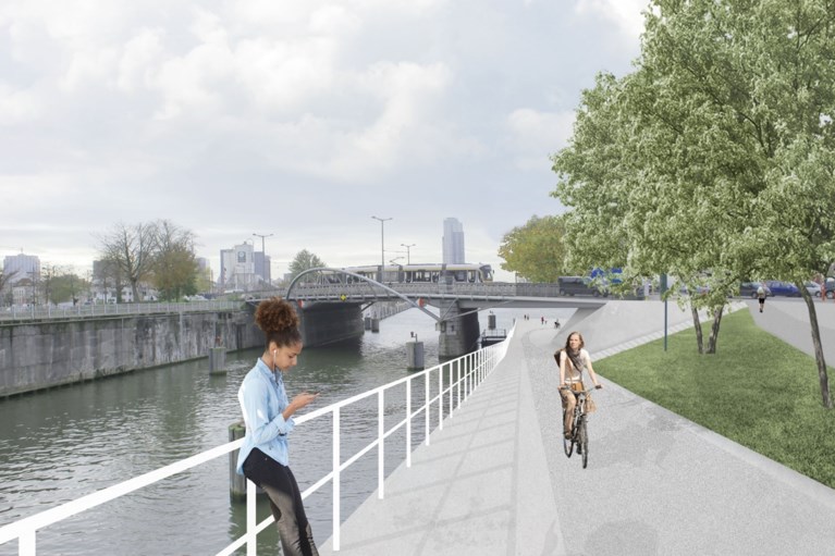 Gijs Van Vaerenbergh hertekent fietsroute langs Brussels kanaal