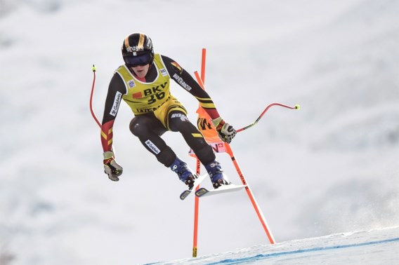 Armand Marchant staat na afdaling in combiné van Wengen op l... - De Standaard