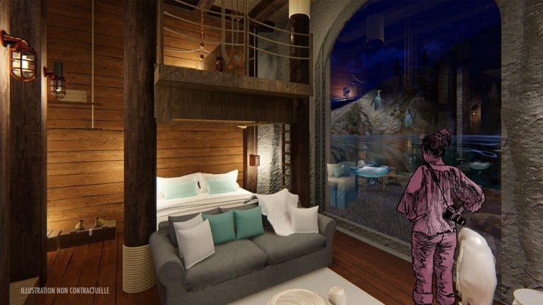 Pairi Daiza opent hotel onder water bij walrussen en ijsberen
