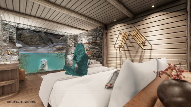 Pairi Daiza opent hotel onder water bij walrussen en ijsberen