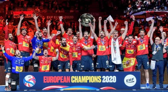 Spanje volgt zichzelf op als Europees kampioen handbal | De Standaard