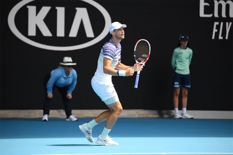 AUSTRALIAN OPEN. Wawrinka schakelt Medvedev uit, Thiem haalt voor het eerst kwartfinales