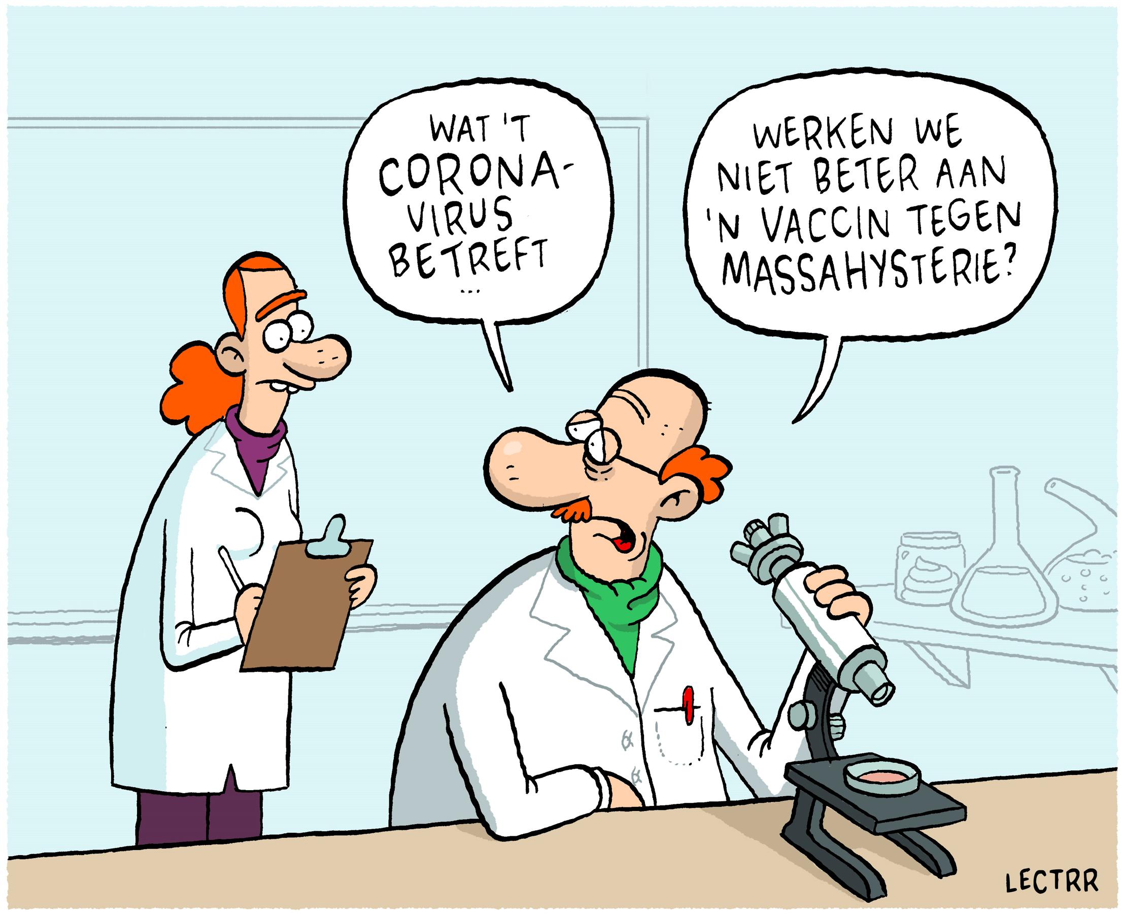 Карикатура на прививку от коронавируса