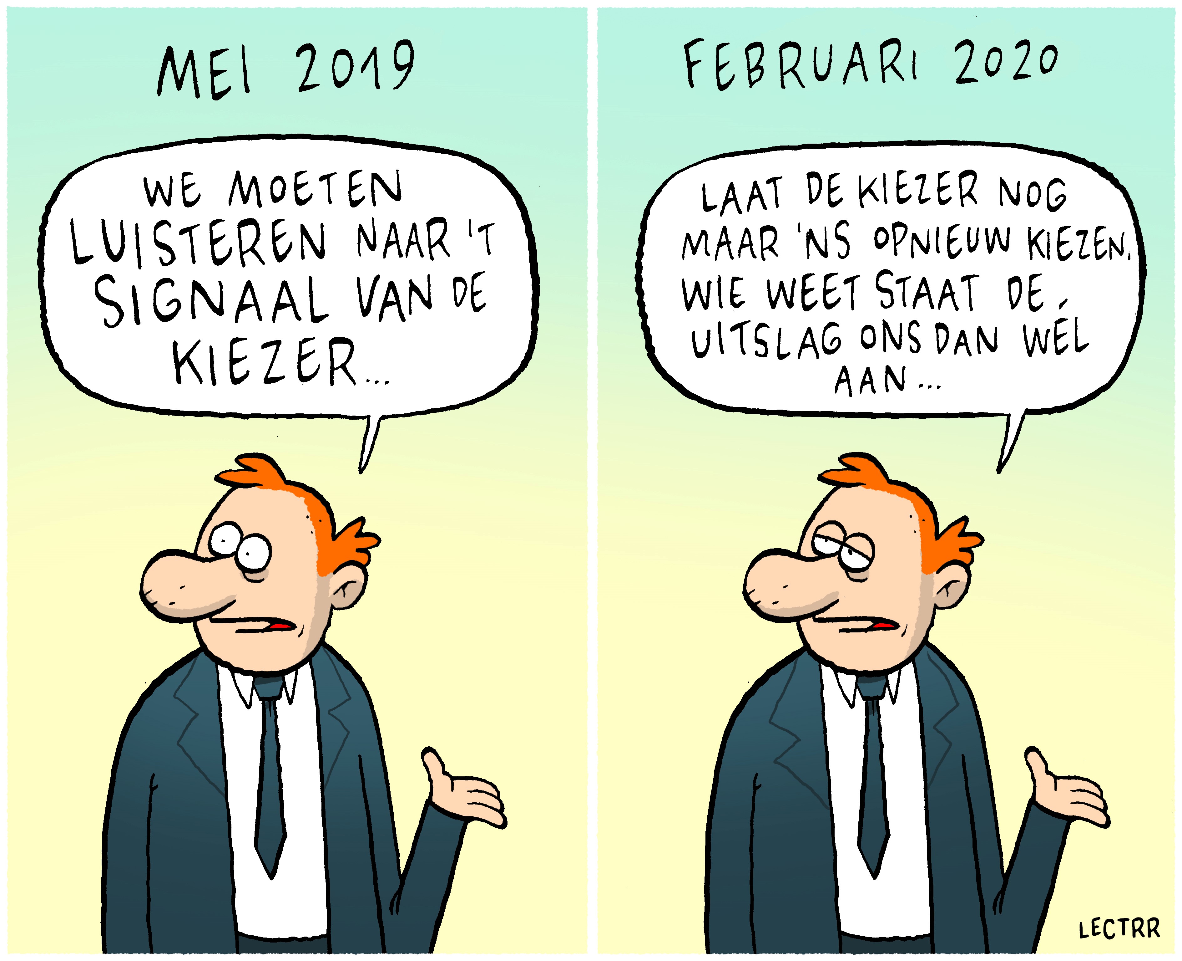 Cartoon Van De Dag - Februari 2020 - De Standaard