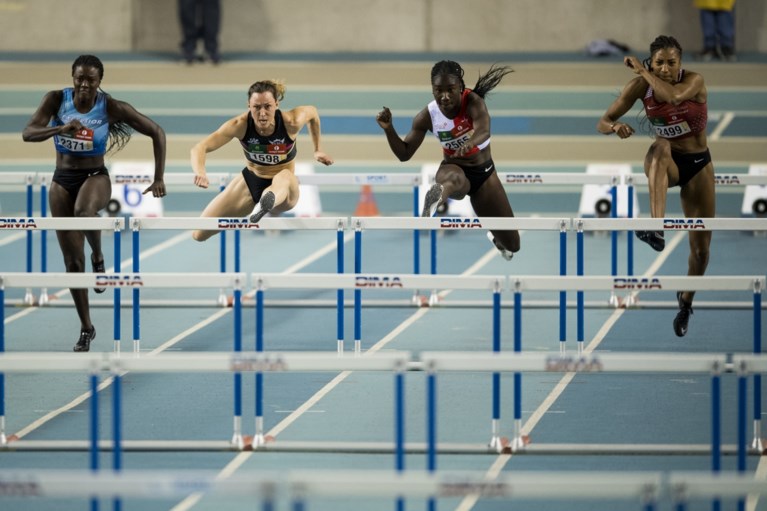Eline Berings wint 60 meter horden op wellicht haar laatste BK indoor, Nafi Thiam mag toch mee op podium