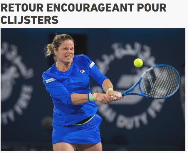 Internationale pers vol lof over Kim Clijsters: ‘Ze schitterde bij haar comeback’