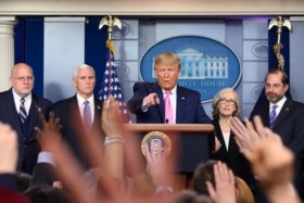 Trump ziet weinig gevaar in nieuw coronavirus: ‘Het is zoals de griep. En we zijn goed voorbereid’