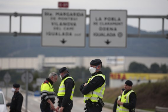 Spanje in volledige lockdown, noodtoestand afgekondigd