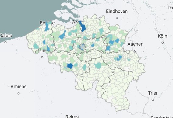 Bekijk het aantal coronabesmettingen in uw gemeente