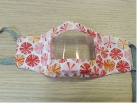 Doven en slechthorenden kunnen speciaal patroon voor mondmasker downloaden