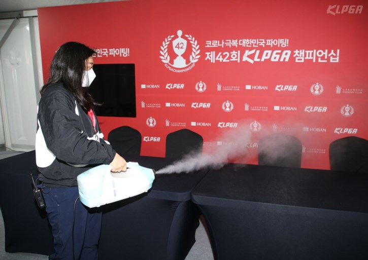 Eerste golftoernooi sinds lockdown zit erop in Zuid-Korea