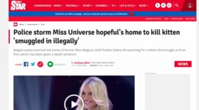 Katje Lee haalt de internationale pers: ‘Kat verdeelt de Belgische autoriteiten’