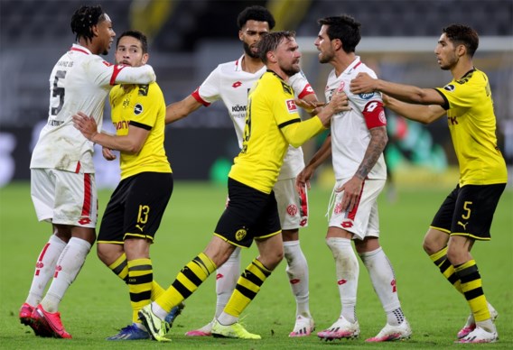 Tweede plaats voor Dortmund-Belgen in gevaar na pijnlijke nederlaag, Bornauw scoort z’n zesde van het seizoen