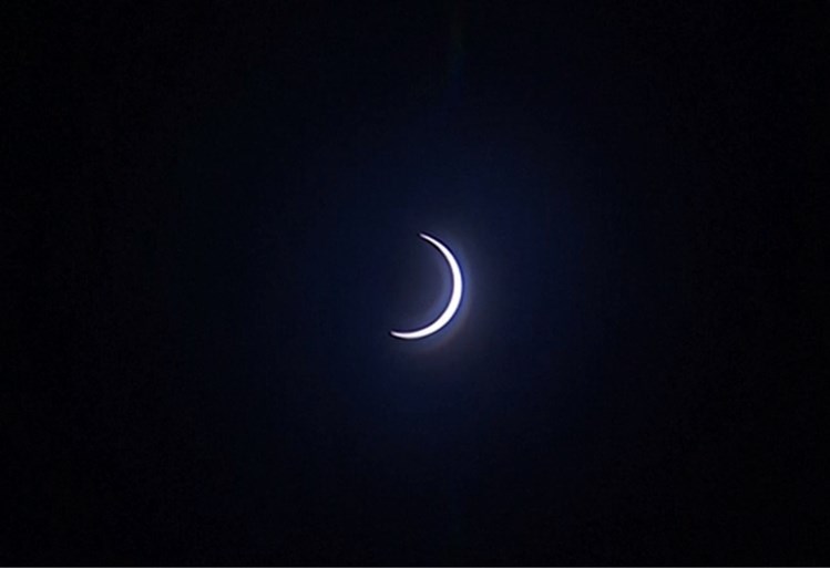 Zo zag de uitzonderlijke ‘ring van vuur’-zonsverduistering eruit