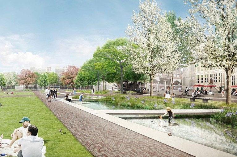 Grote Markt in Sint-Niklaas wordt pak groener