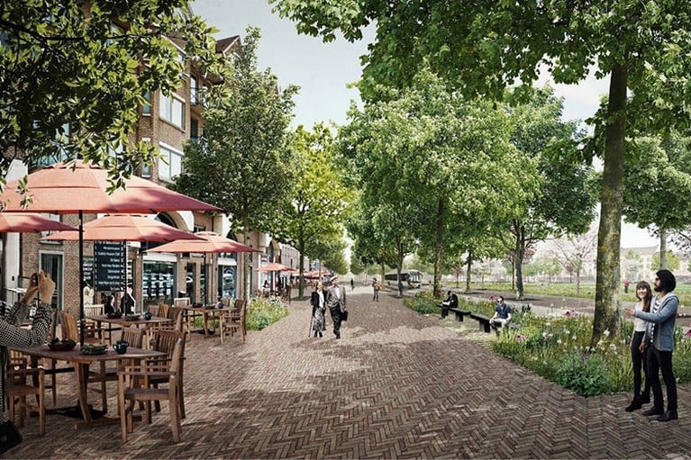 Grote Markt in Sint-Niklaas wordt pak groener
