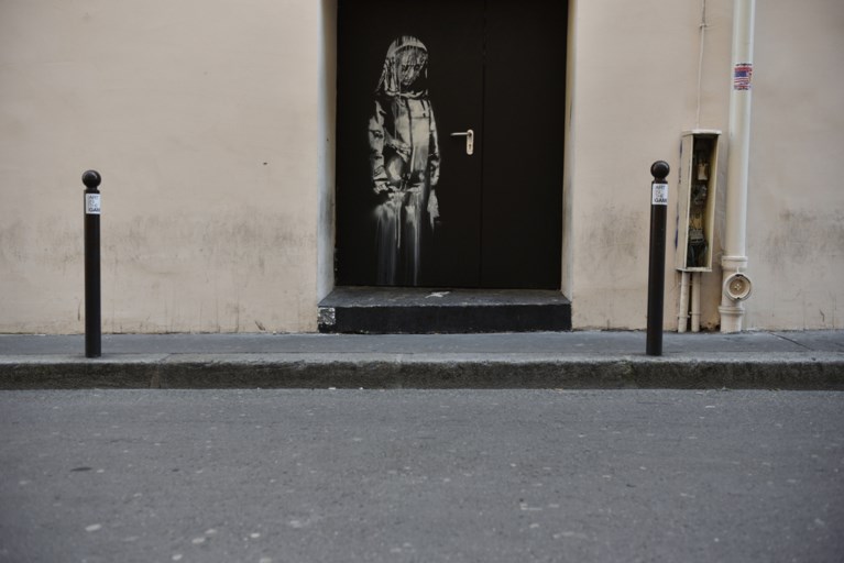 Zes personen opgepakt voor diefstal Banksy-werk in Bataclan