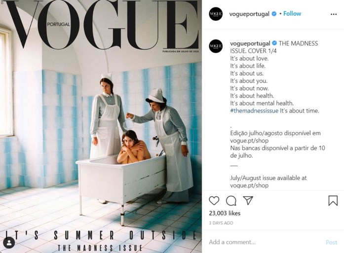 Vogue Portugal trekt controversiële cover in na kritiek