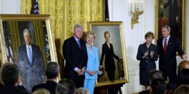 Trump verbant schilderijen Clinton en Bush