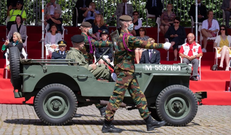 Koning bedankt zorgpersoneel en artiesten, maar ook oud-strijders