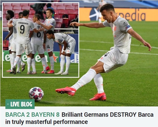 Kranten na Barcelona - Bayern München (2-8): ‘Zege van de eeuw’ versus ‘Historische slachting’