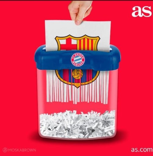 Kranten na Barcelona - Bayern München (2-8): ‘Zege van de eeuw’ versus ‘Historische slachting’
