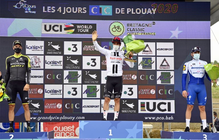 Michael Matthews is iedereen te snel af in GP Plouay
