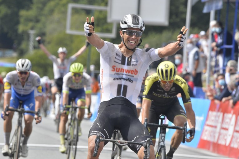 Michael Matthews is iedereen te snel af in GP Plouay