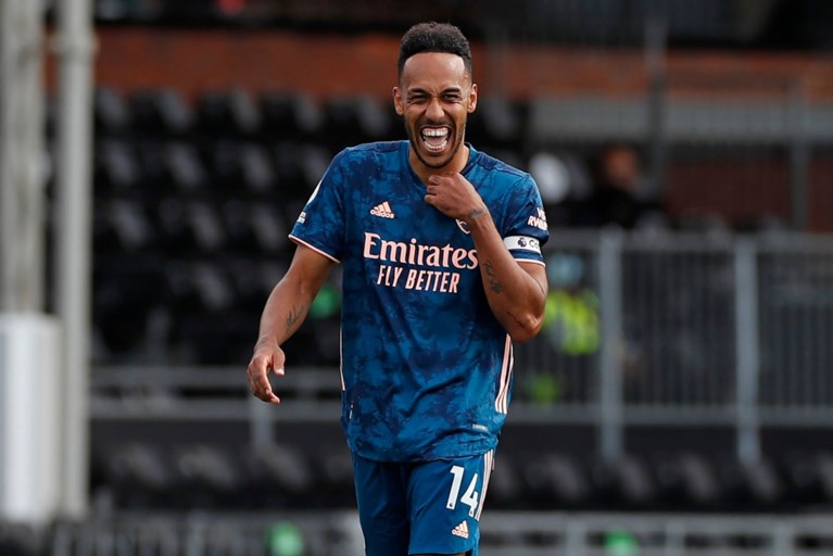 Aubameyang scoort meteen heerlijke goal in eerste match Premier League: Arsenal wint vlot van promovendus